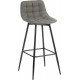 Quilt Upholstered Fabric Barstool